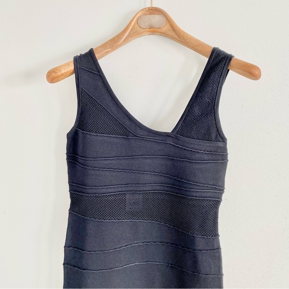 Romeo & Juliet Couture Black Bodycon Mini Dress Size Medium - Picture 2 of 6